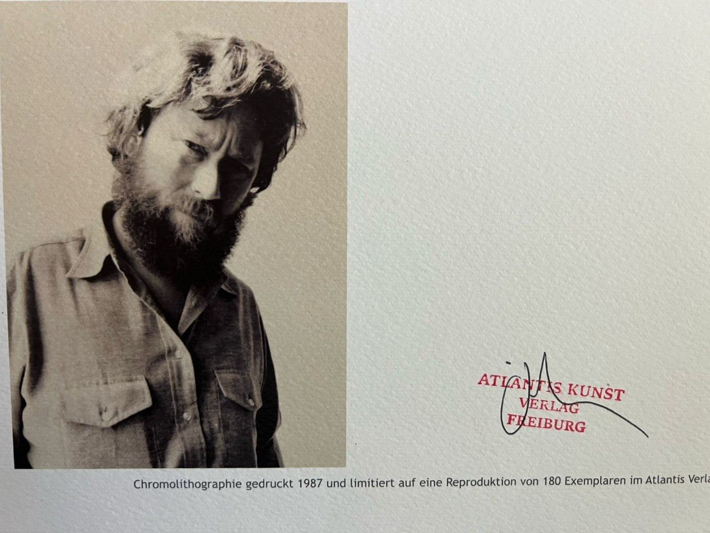 Donald Judd Lithograph Coa Signed Numbered Stamped