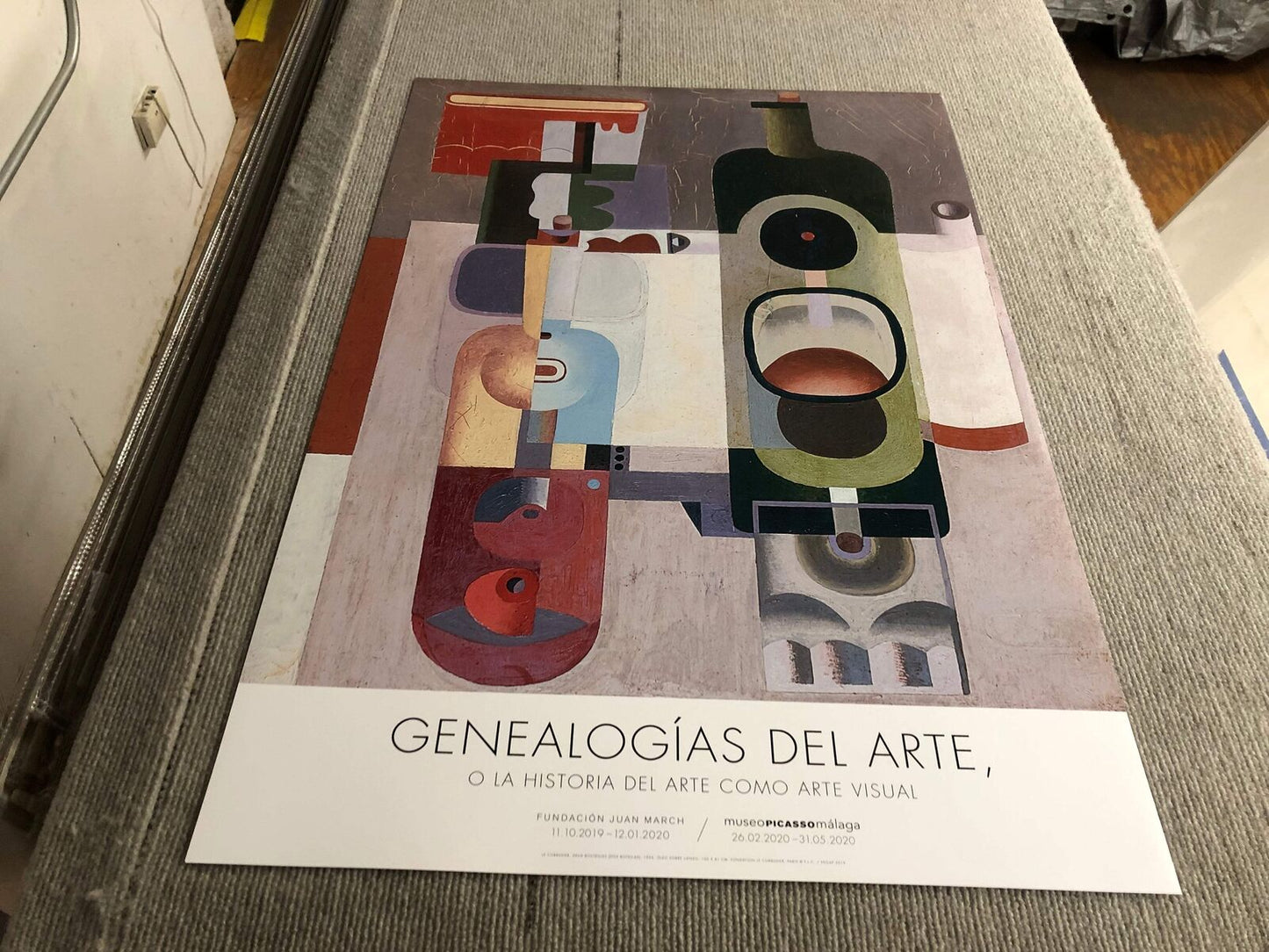 Le Corbusier Deux Bouteilles " Offset Lithograph Modernism Gre