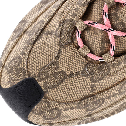 Gucci Women'S Run Sneakers Monogram Print Leather