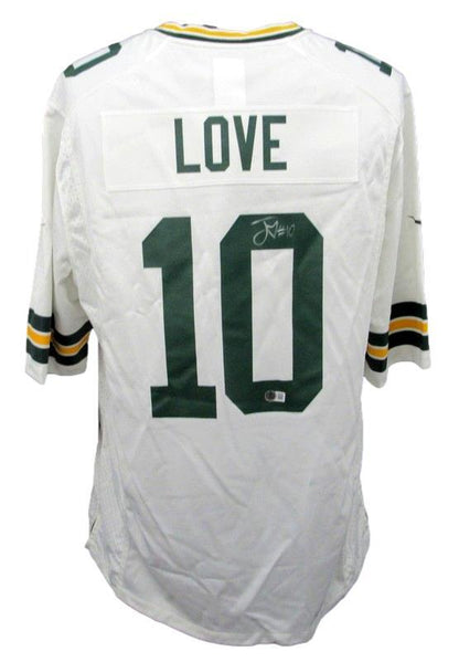 Jordan Love Signed/Auto White Nike Onfield Jersey Packers Sz Xl Beckett 188318