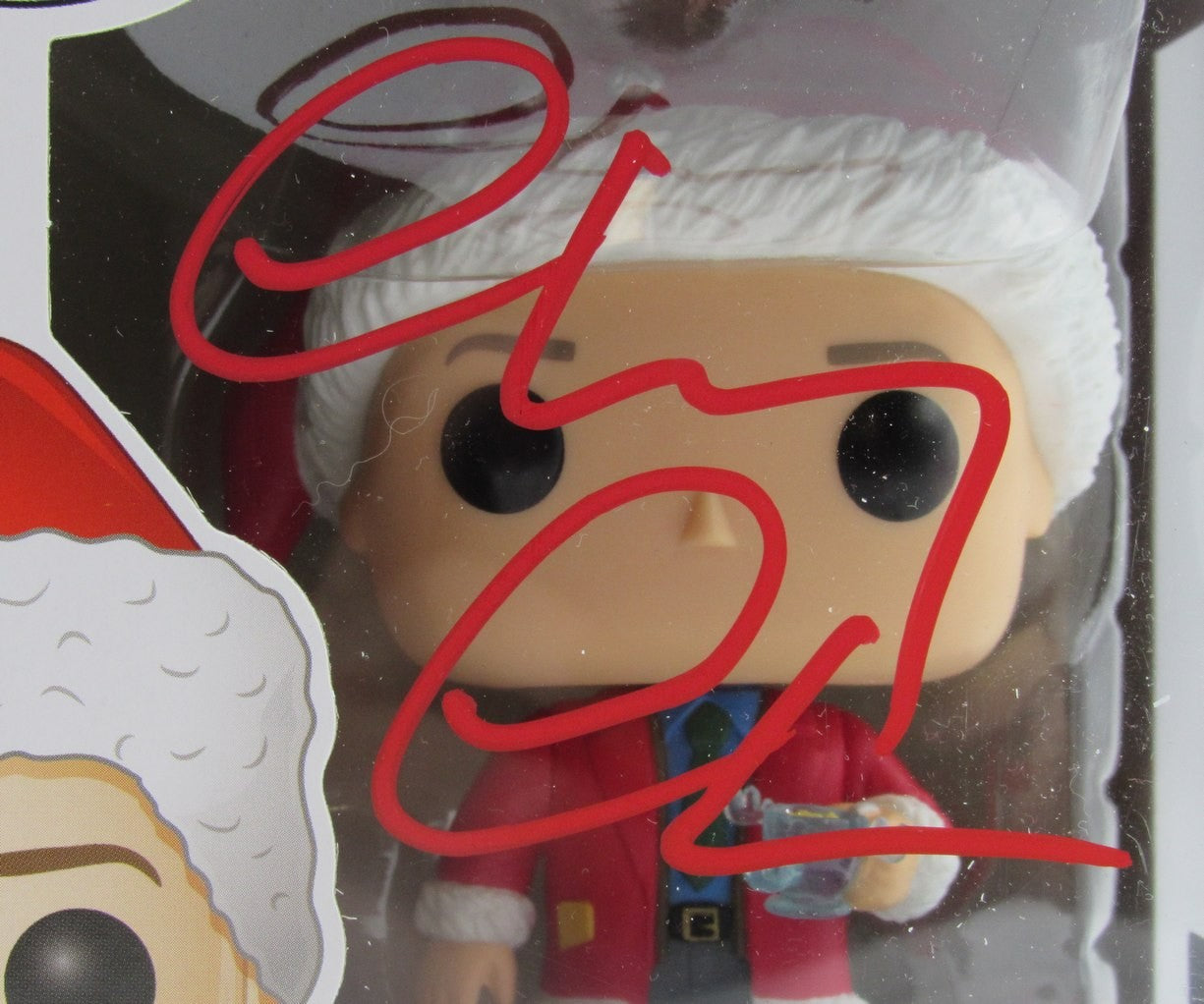 Chevy Chase Signed/Auto Funko Pop! #242 "Christmas Vacation" Beckett 189755