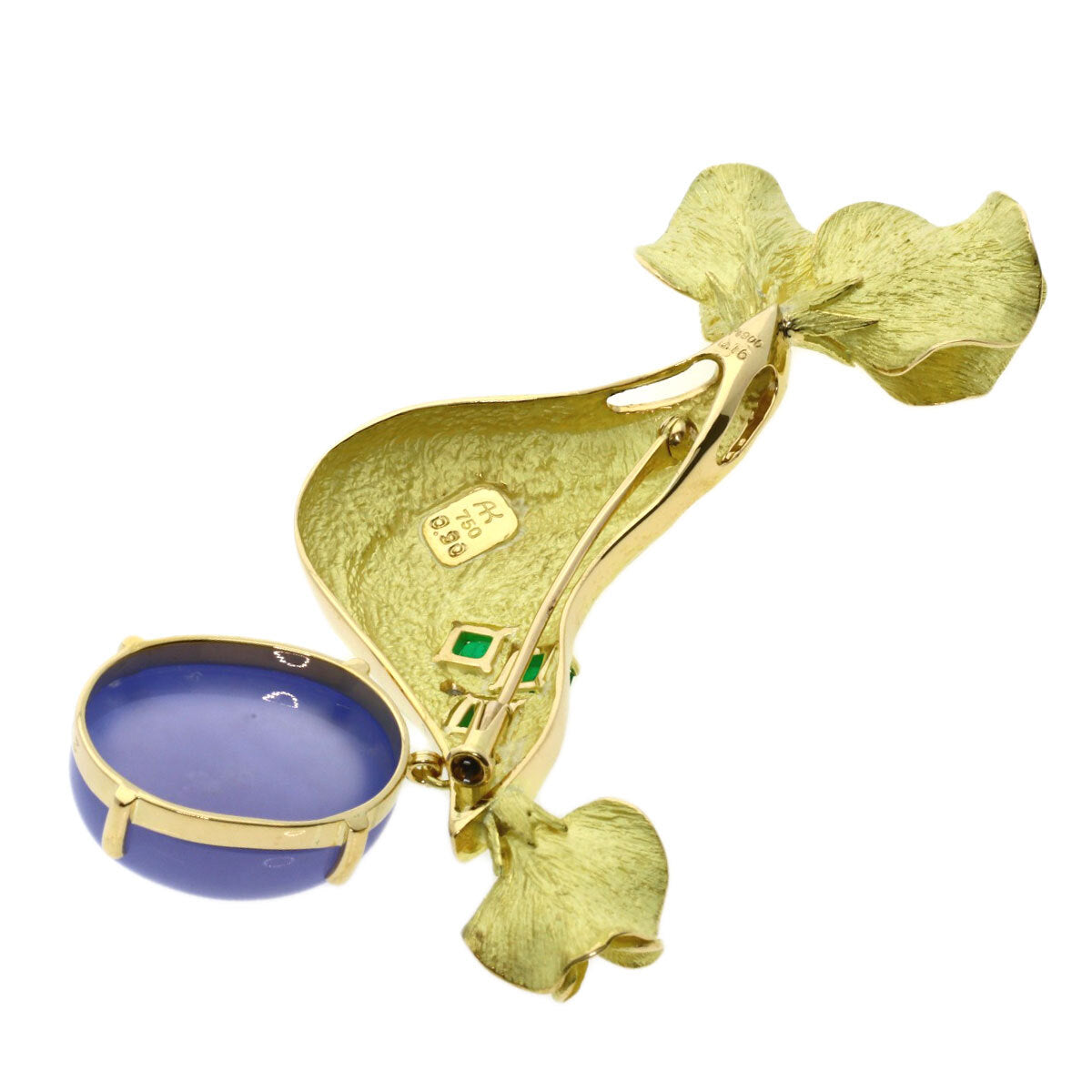 Ikeda Keiko   Brooch Colored Stone Emerald
