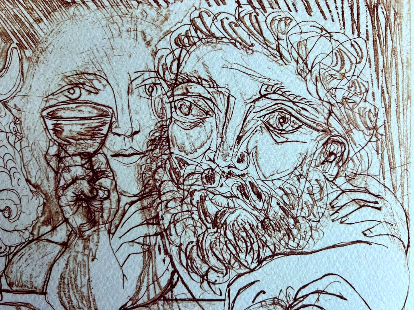 Pablo Picasso Lithograph Coa Signed Numbered Limited Edition In 180 Exe