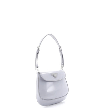 Prada Cleo Flap Shoulder Bag Spazzolato Leather Mini