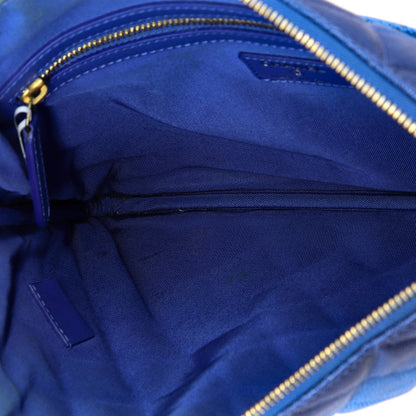 Chanel O Case Clutch Quilted Ombre Caviar Medium