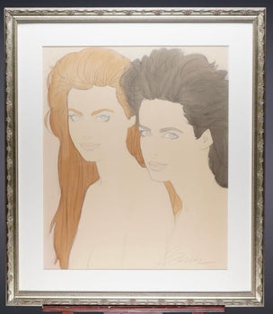Roy Besser (American) Original Watercolor On