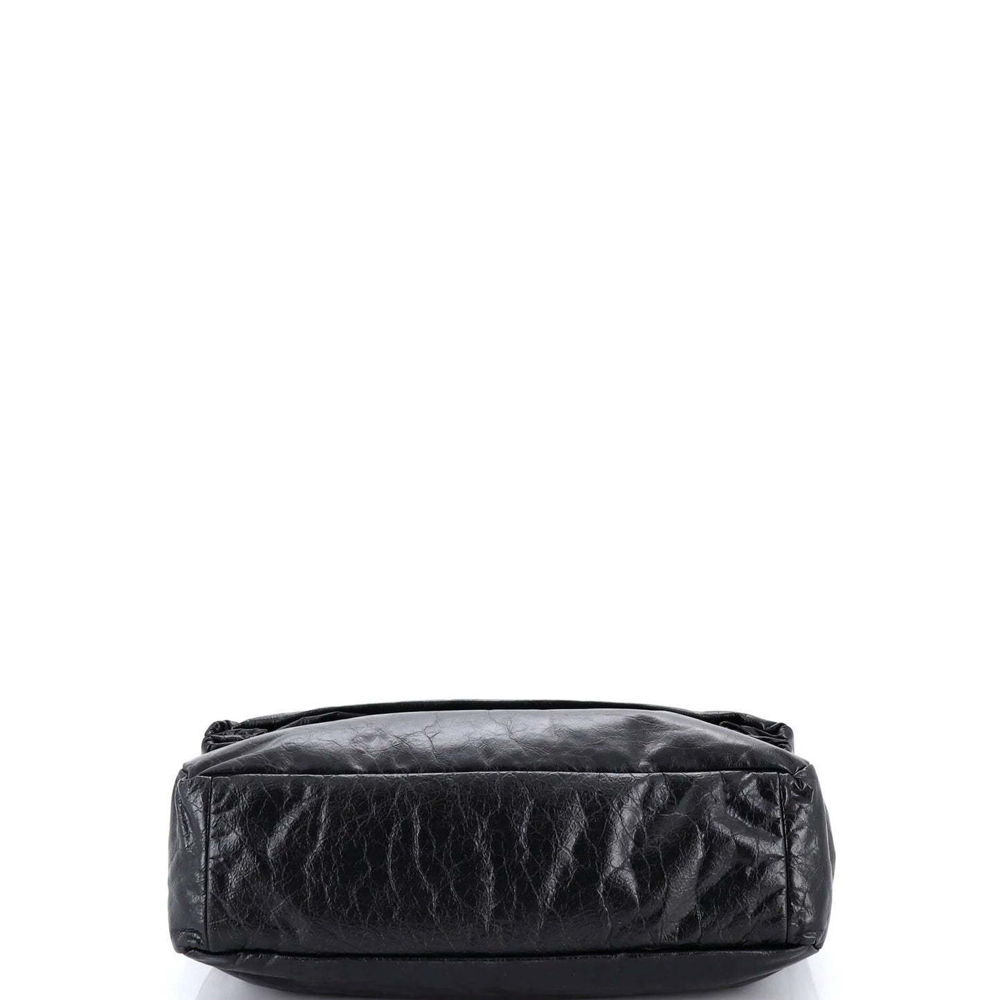 Balenciaga Monaco Chain Flap Shoulder Bag Leather Large