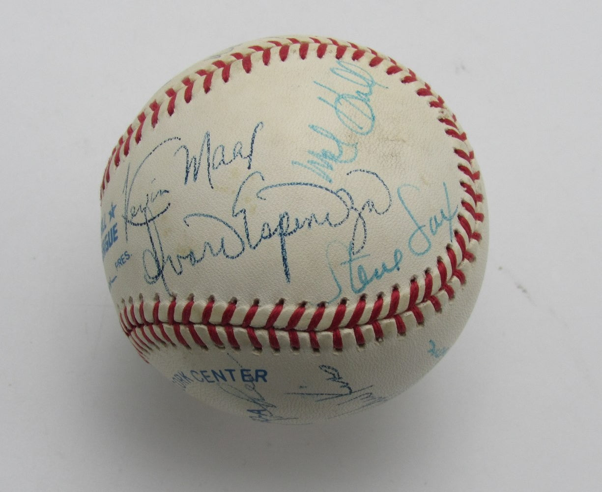 1990 New York Yankees Team-Signed/ Auto by (14) OAL Baseball Mattingly 196299