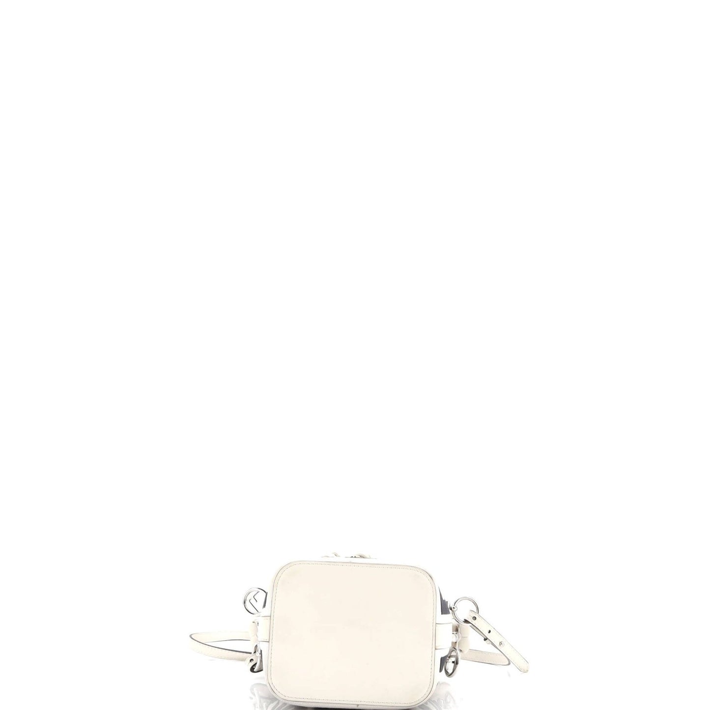 Fendi Woven Handle Mon Tresor Bucket Bag Zucca Embroidered Canvas Mini