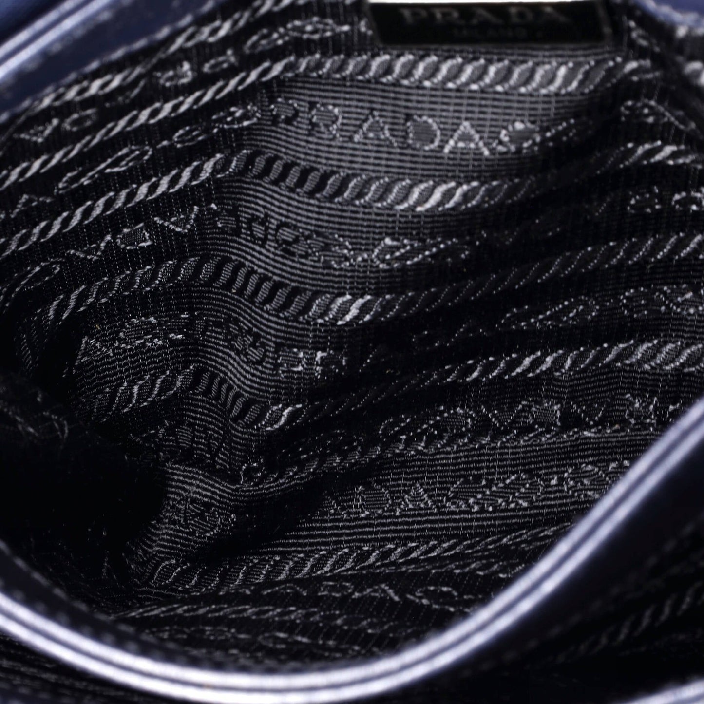 Prada Chain Flap Crossbody Bag Saffiano And Soft Calf Small