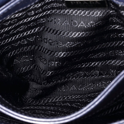 Prada Chain Flap Crossbody Bag Saffiano And Soft Calf Small