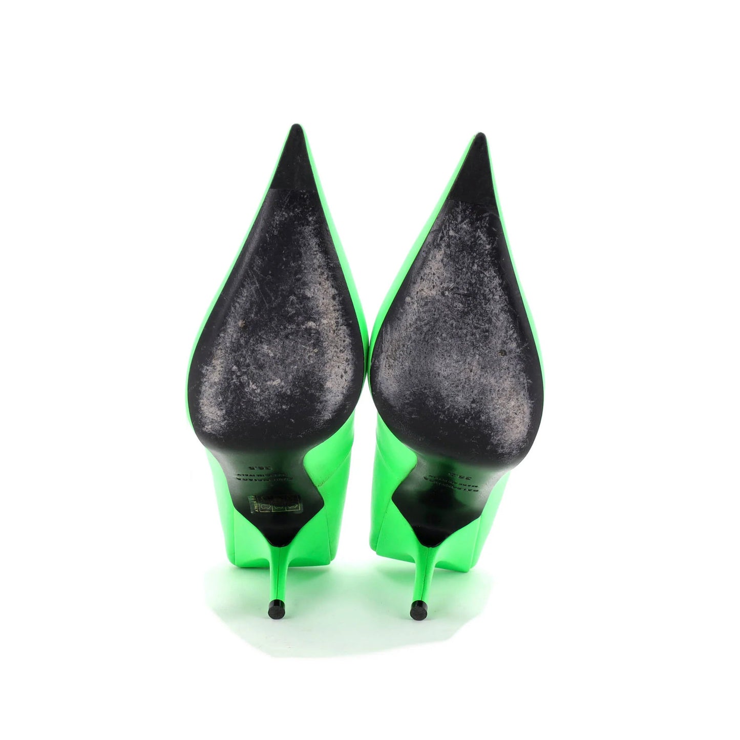 Balenciaga Women'S Square Knife Pumps Leather