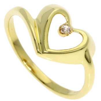 TIFFANY&Co.   Ring Open heart 1P Diamond K18