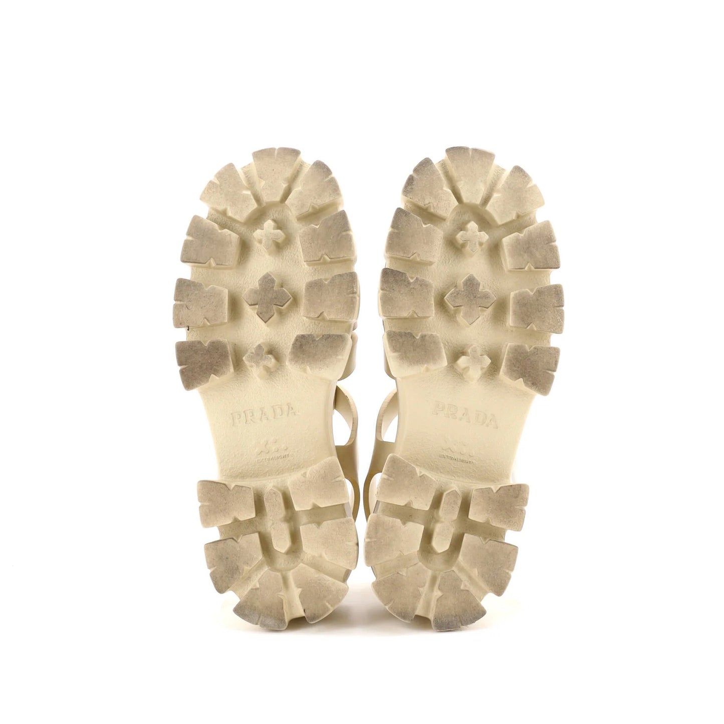 Prada Women'S Monolith Cage Platform Sandals Rubber