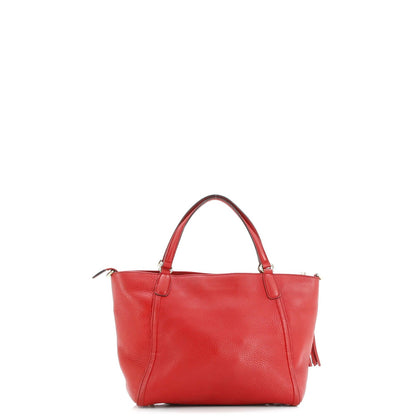 Gucci Soho Convertible Top Handle Bag Leather Small