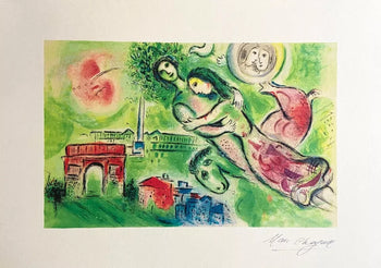 Marc Chagall Lithograph Coa Numbered Limited