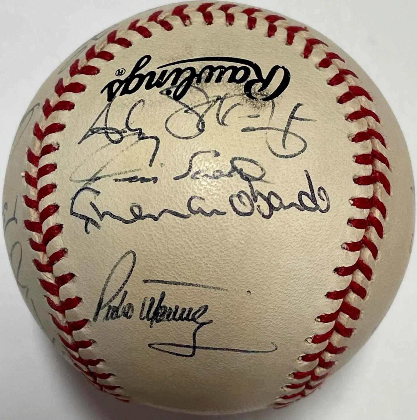 1996 Montreal Expos Autographed Official Baseball