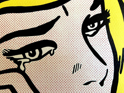 Roy Lichtenstein Lithograph Coa E Numerata A Mano Firmata Certificata