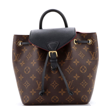 Louis Vuitton Montsouris Nm Backpack Monogram Canvas With Leather Bb