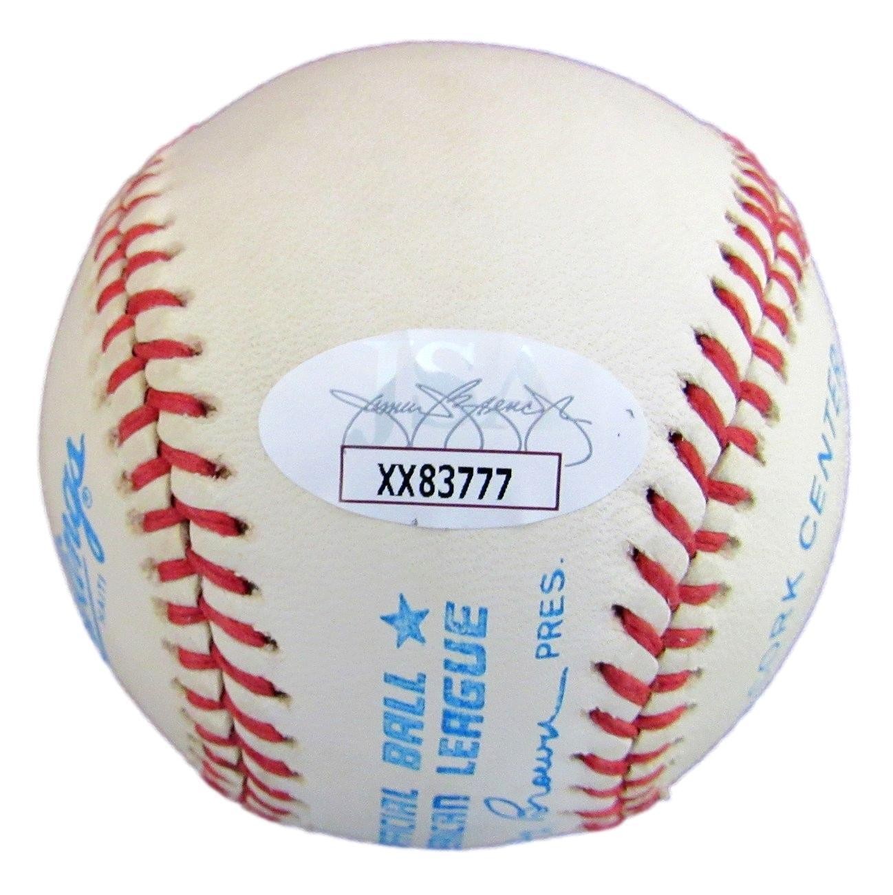 Kirby Puckett Hof Autographed Oal Baseball Minnesota Twins Jsa 179916