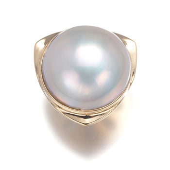 TASAKI Tie Pin / Tie Tack  Mabe Pearl 14.0mm 14K