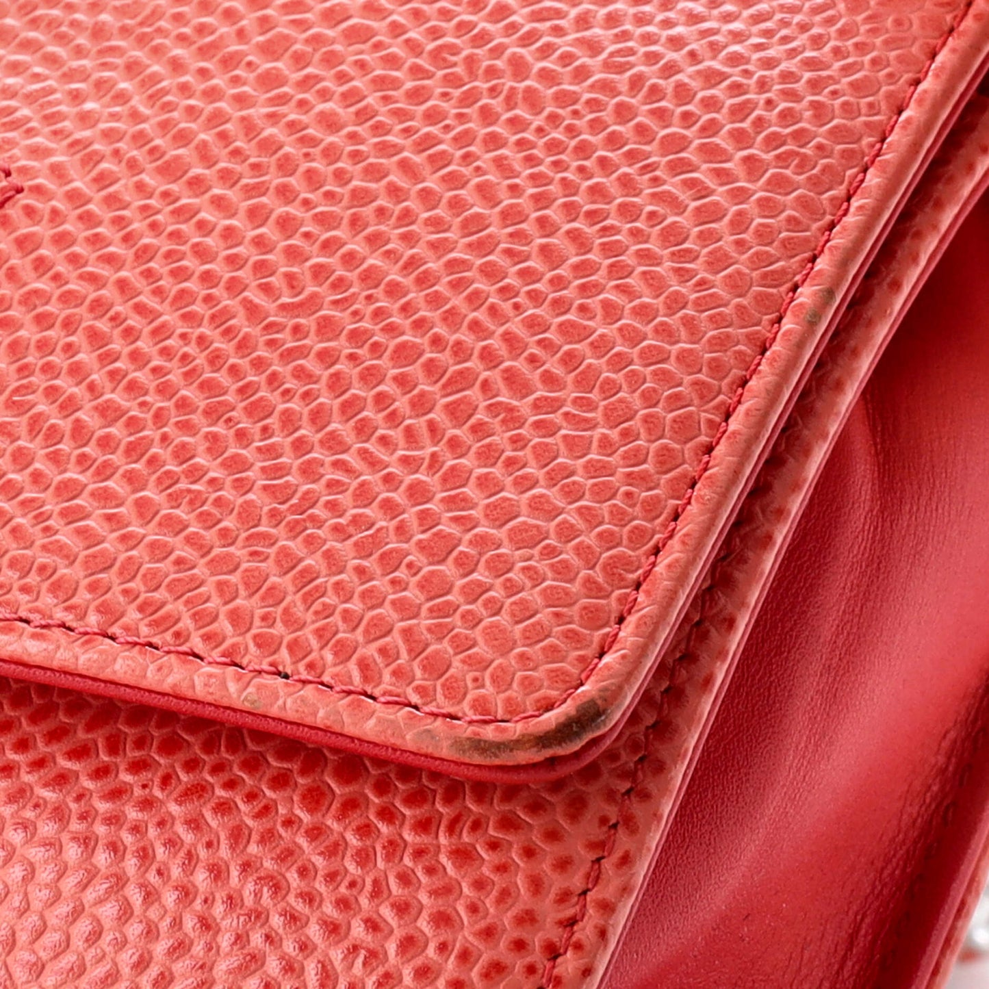 Chanel Timeless Wallet On Chain Caviar