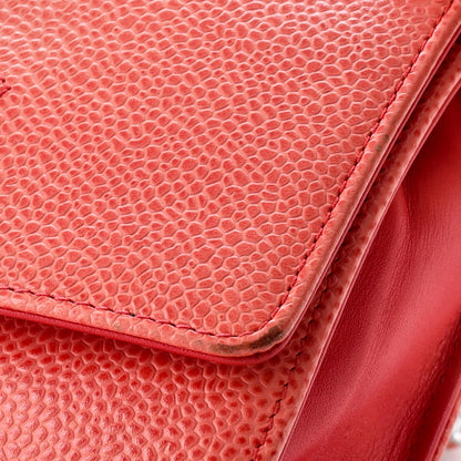 Chanel Timeless Wallet On Chain Caviar