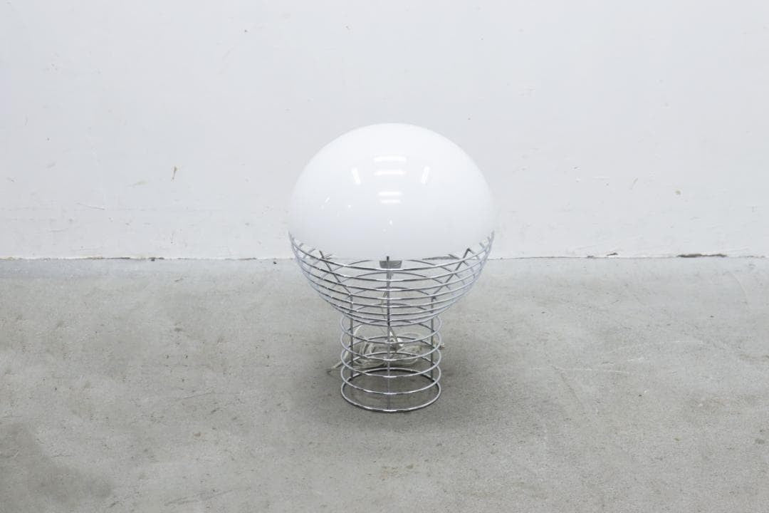 Verner Panton Wire Lamp, White, Size: ?400 x H540mm