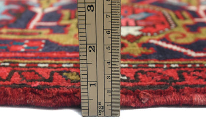 Tribal Handmade Oriental Rug 6'7X9 Ft Red Vintage