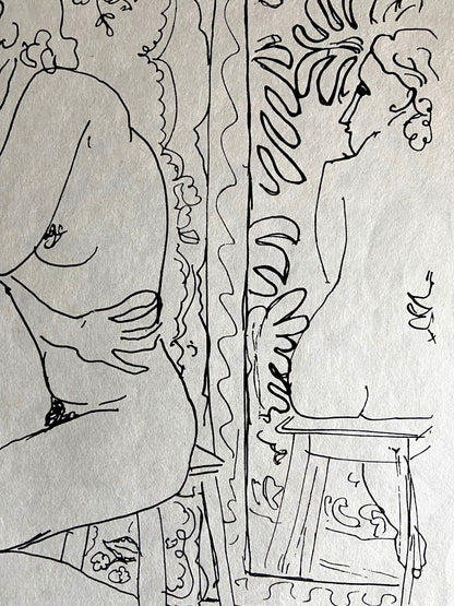 Henri Matisse Lithograph 1960 Signed Contract Numbered Stamped
