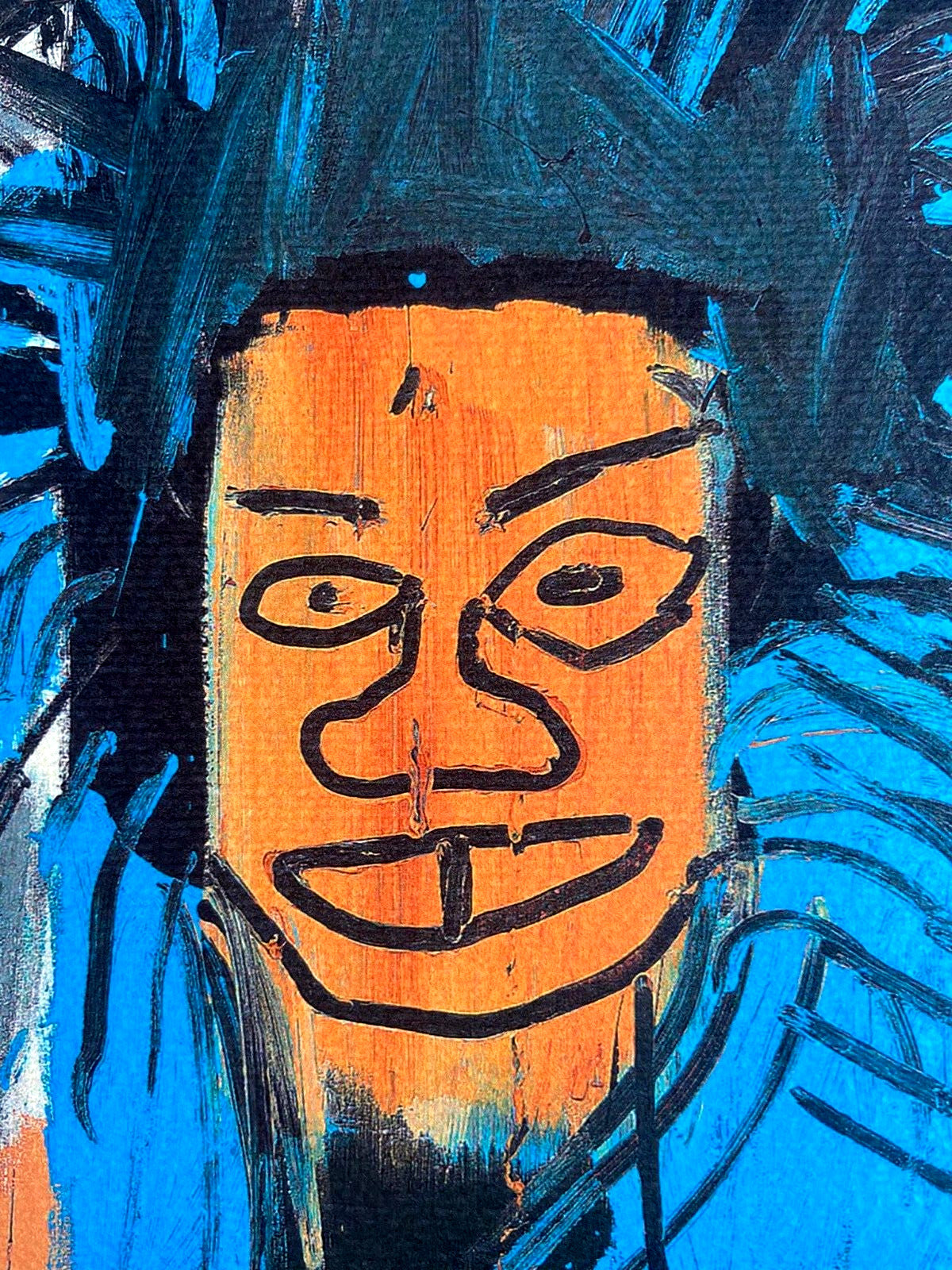 Jean Michel Basquiat Lithograph Coa Signed Numbered In Pencil Rare