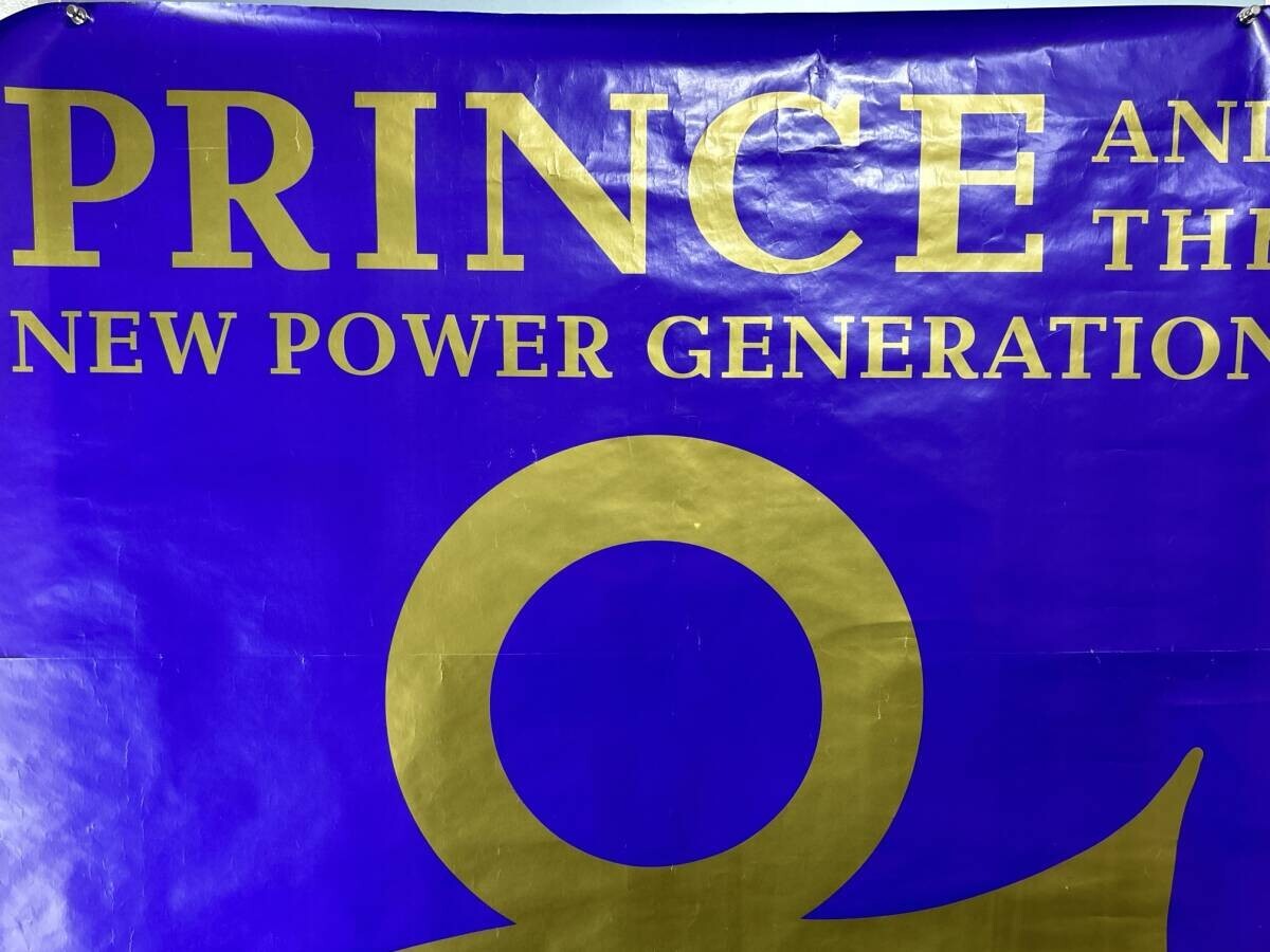 Prince And The New Power Generation Giant Poster, Used Condition