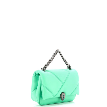 Bvlgari Serpenti Cabochon Messenger Bag Diagonal Quilted Leather Mini