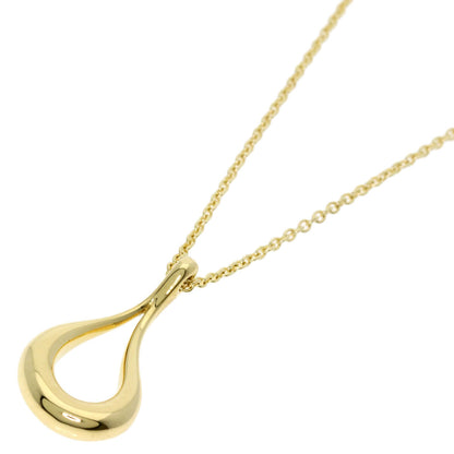 TIFFANY&Co.   Necklace Teardrop Open K18 Yellow