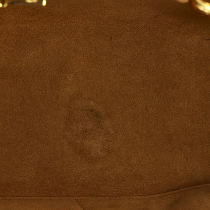 Louis Vuitton On My Side Tote Leather With Monogram Canvas Mm