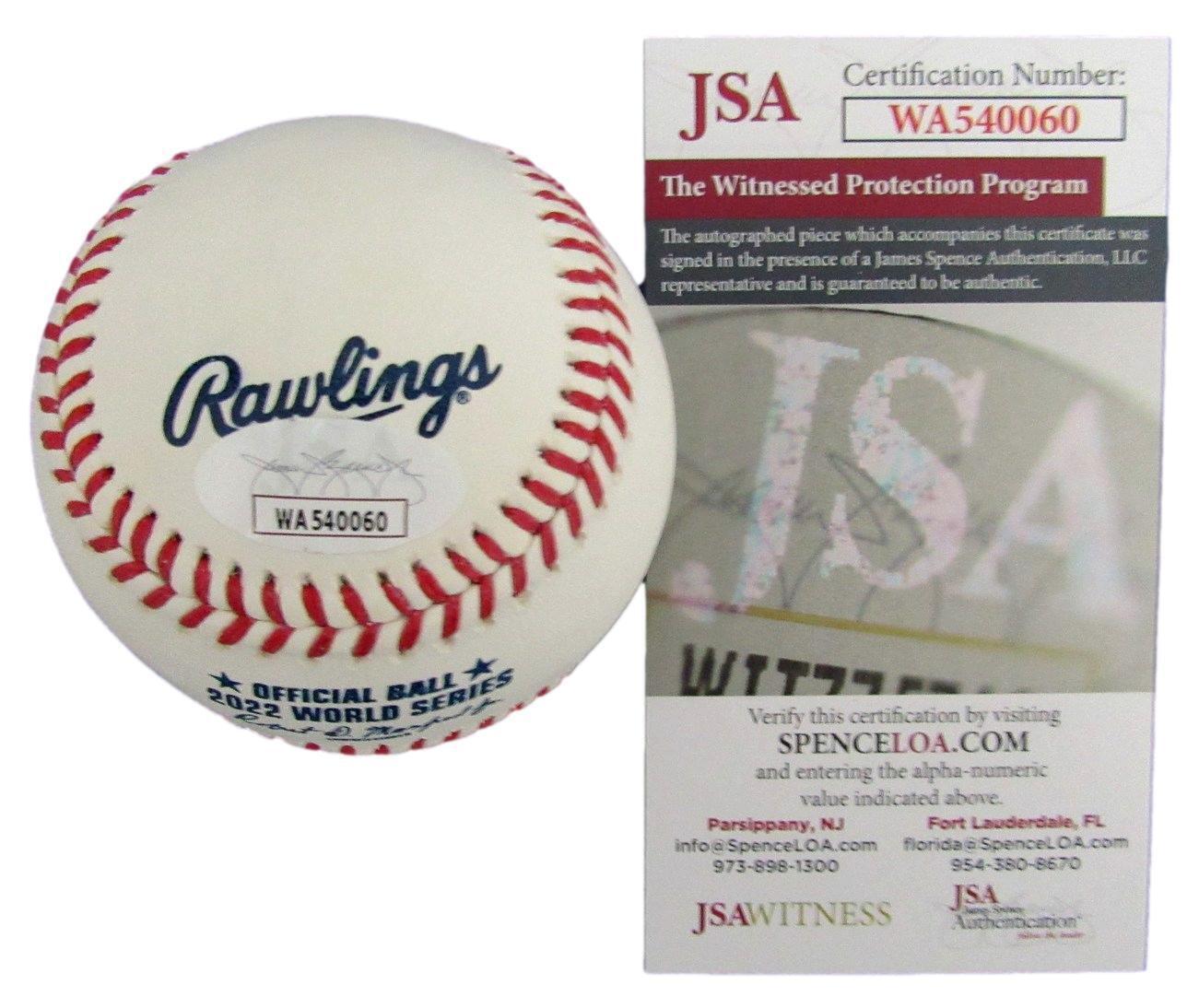 Rob Thomson Autographed Rawlings 2022 World Series Baseball Phillies Jsa
