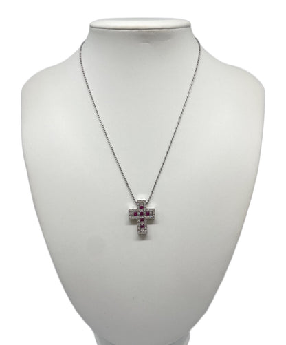 Damiani Belle Epoque Cross Necklace