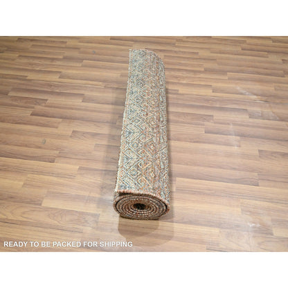 2'7"X10' Red Kohinoor Herat Design Soft Wool Hand Knotted Runner Rug