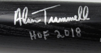 Alan Trammell Hof Autographed/Inscribed