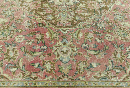 10X15 Antique Distressed Oriental Rug Muted