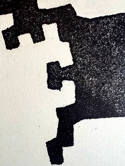 Eduardo Chillida Lithograph Coa Signed Numbered By Hand In 180Ex