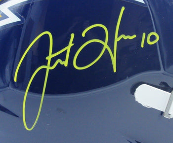 Justin Herbert Signed Full Size Throwback Replica