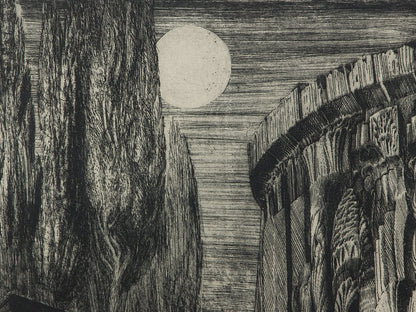 Ernst Fuchs Birth Of Venus Etching, Signed, Very Rare Ed.20, Fantastic Realism