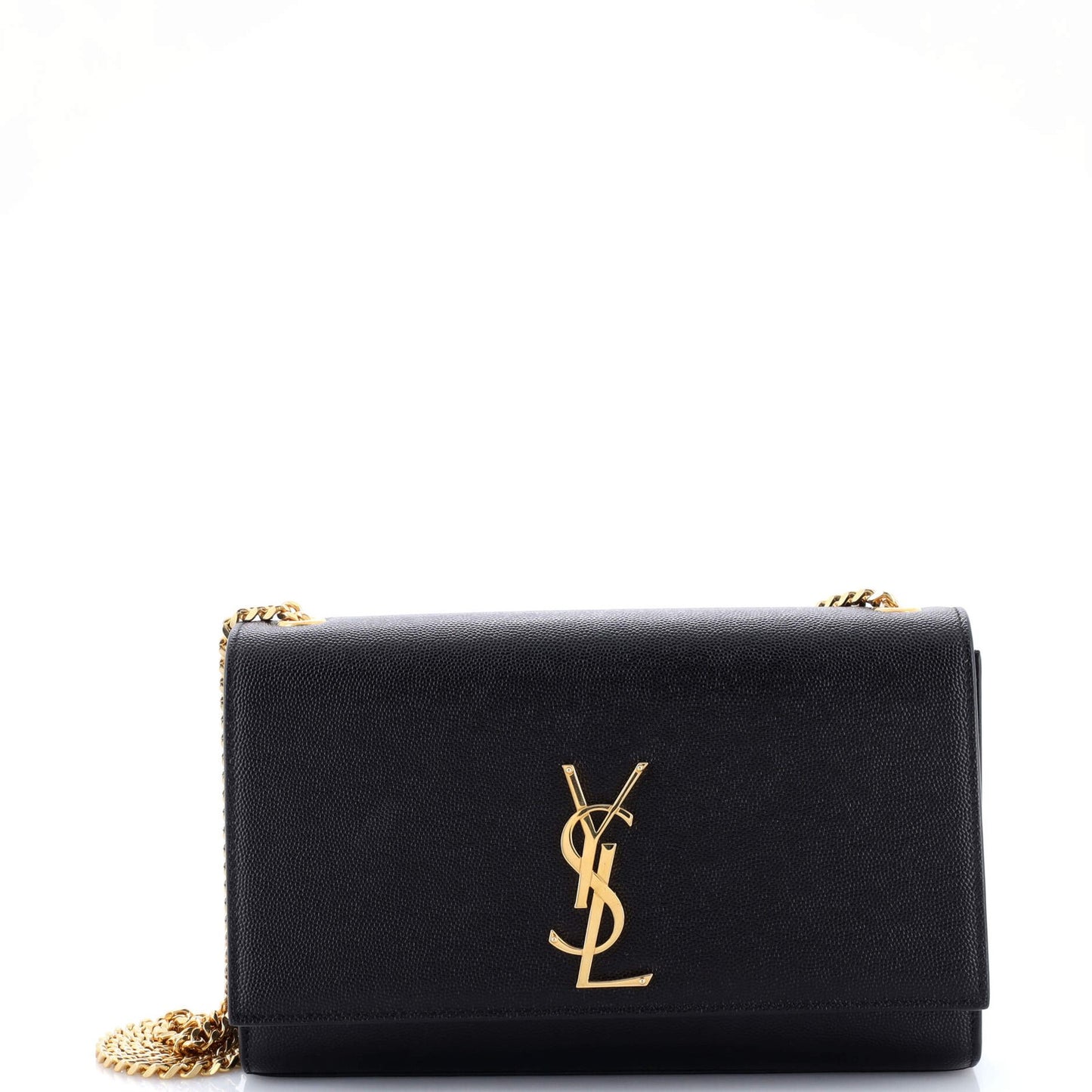 Saint Laurent Classic Monogram Crossbody Bag Grainy Leather Medium