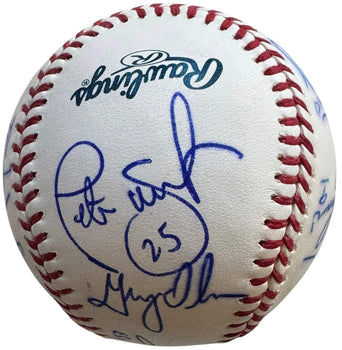 Atlanta Braves Greats Multi Signed Autographed Official Major League Baseball
