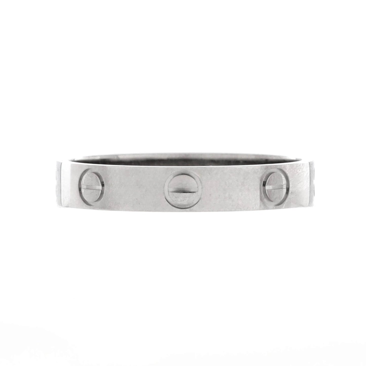 Cartier Love Wedding Band Ring Platinum