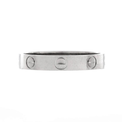 Cartier Love Wedding Band Ring Platinum