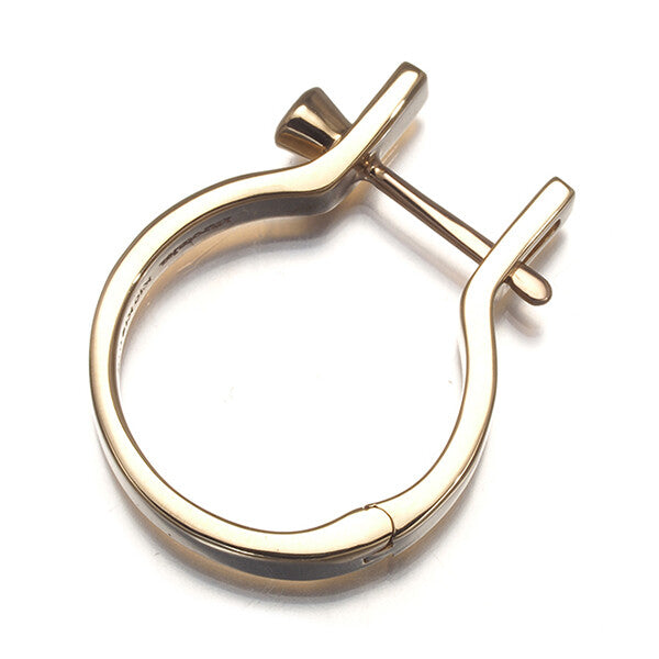 Hirotaka Earring Industria Diamond 0.03Ct Hoop