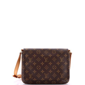 Louis Vuitton Musette Tango Handbag Monogram Canvas