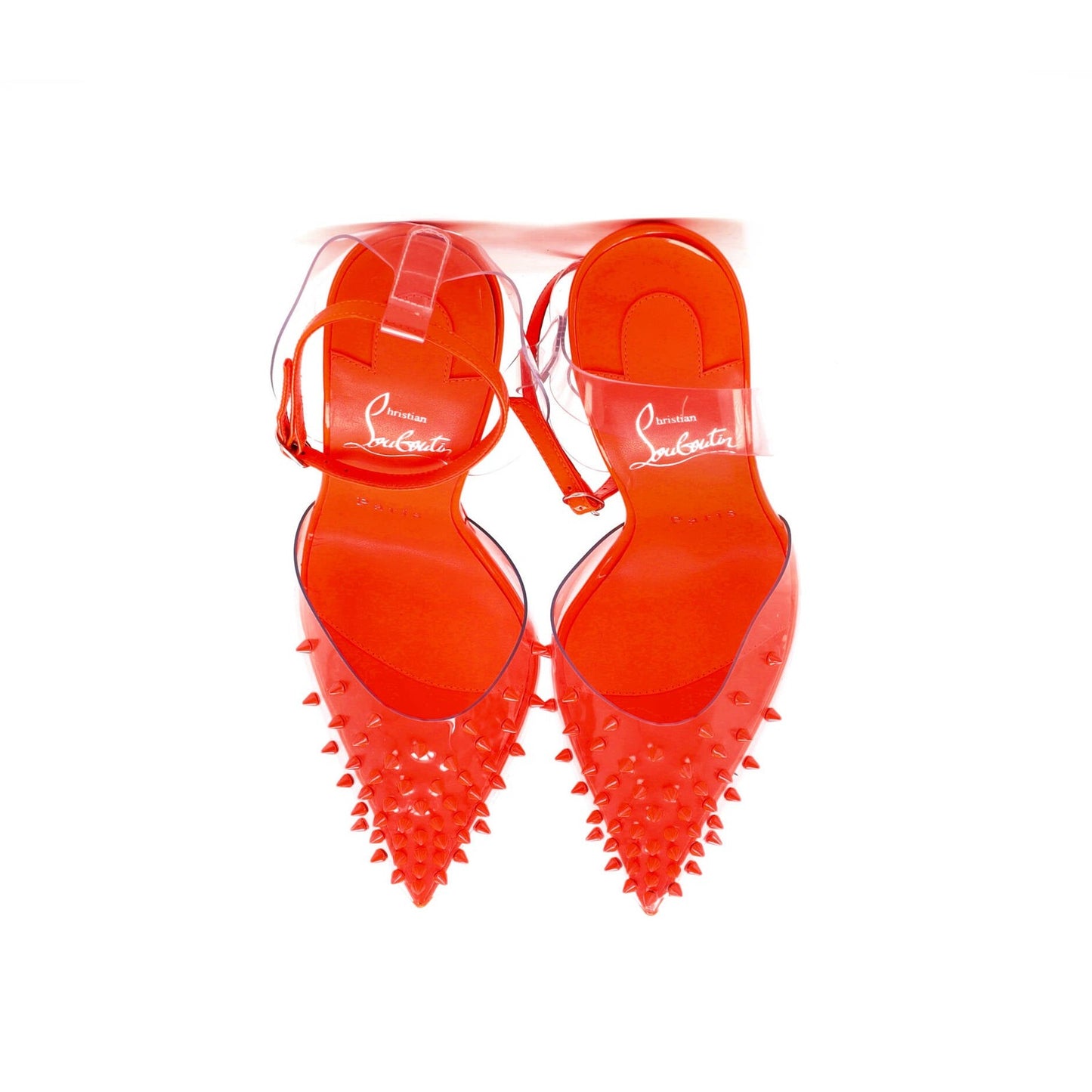 Christian Louboutin Women'S Spikoo Pumps Pvc 100